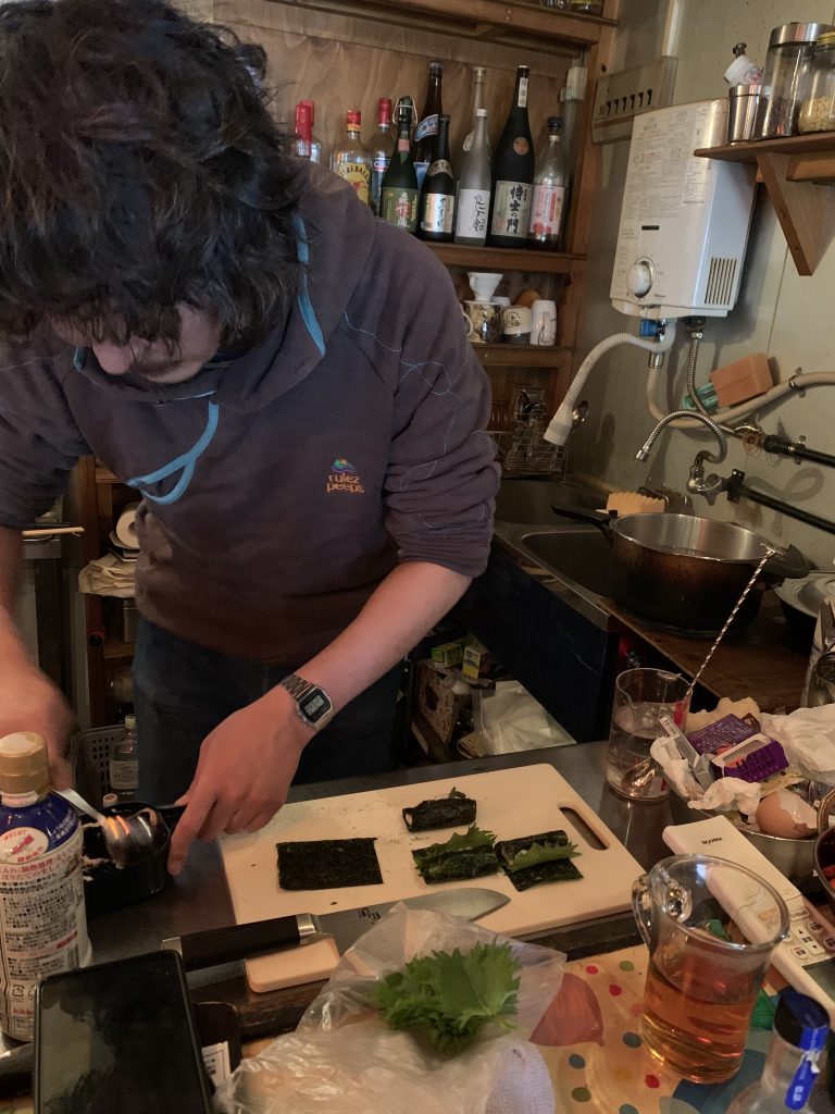 つくね芋の磯辺揚げ