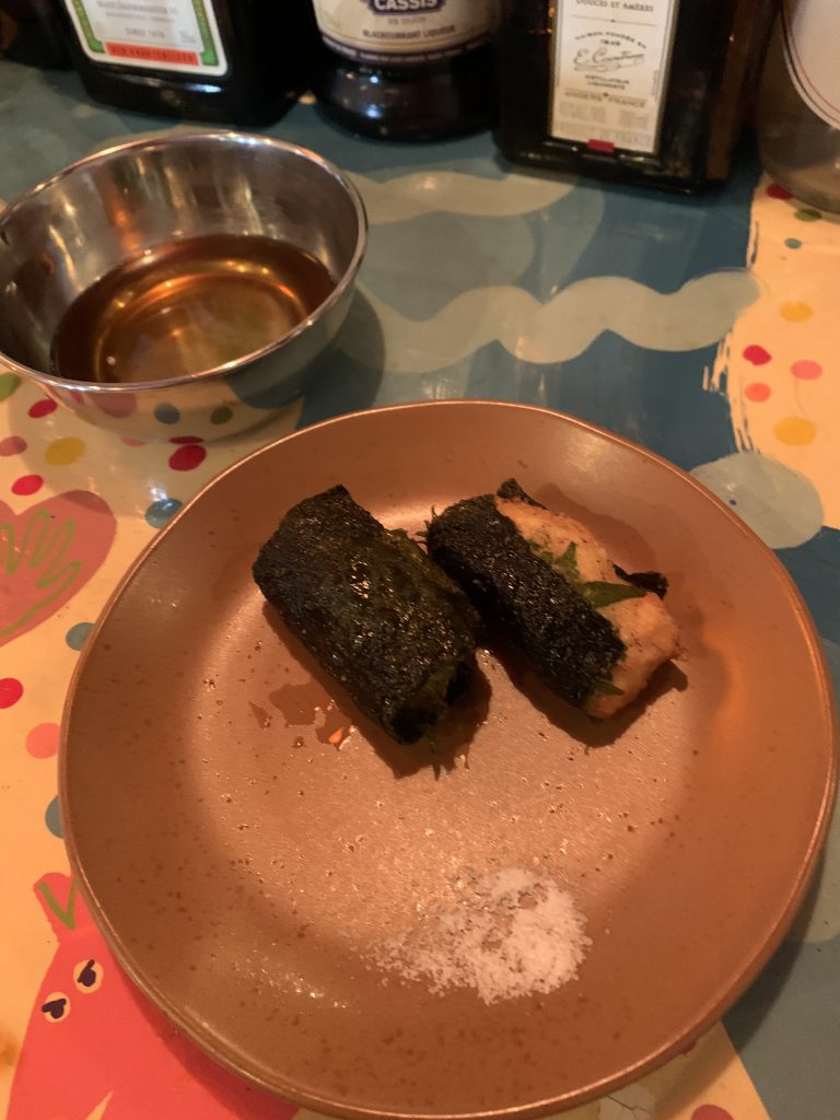 つくね芋の磯辺揚げ