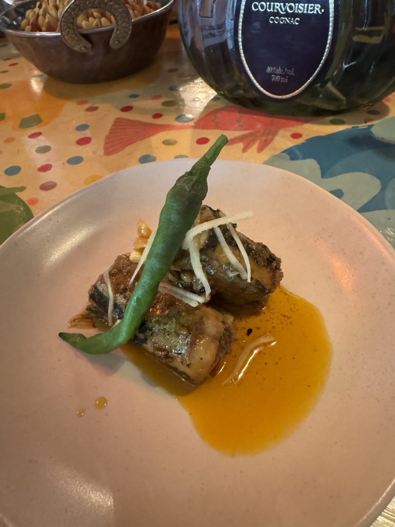 サンマのスパイスコンフィ