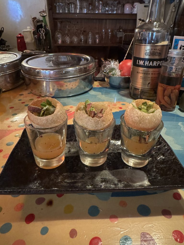 蛸とアボカドのパニプリ