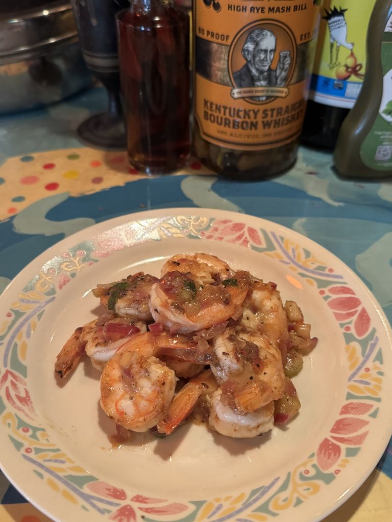 海老のスパイスナンプラー炒め