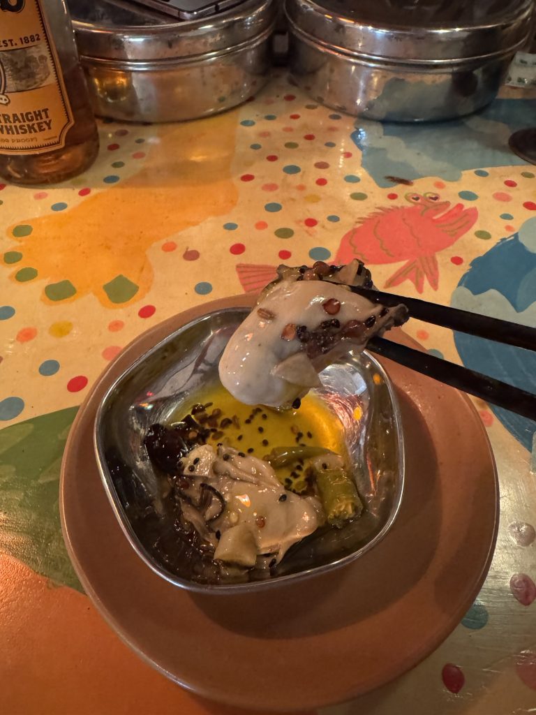 牡蠣のスパイスオイル煮