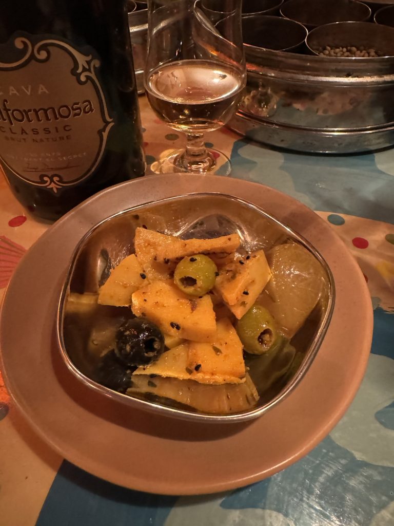 筍とオリーブのアチャール