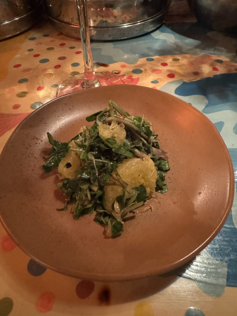 クレソンと河内晩柑のアチャール