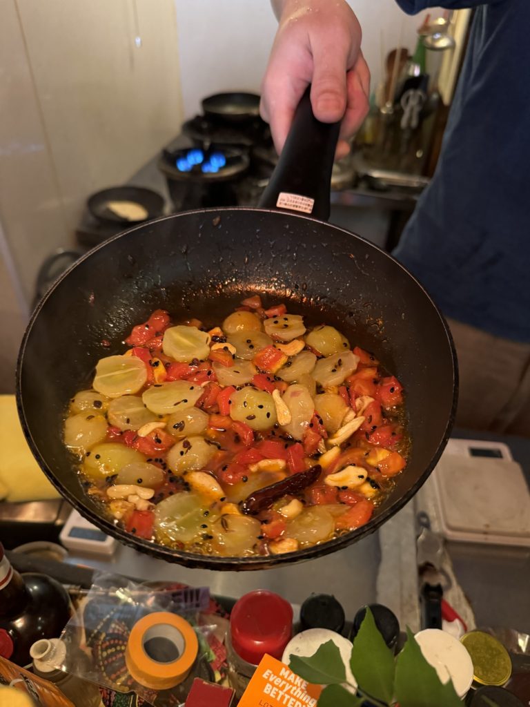 フルーツナッツのチャツネぶどうver.