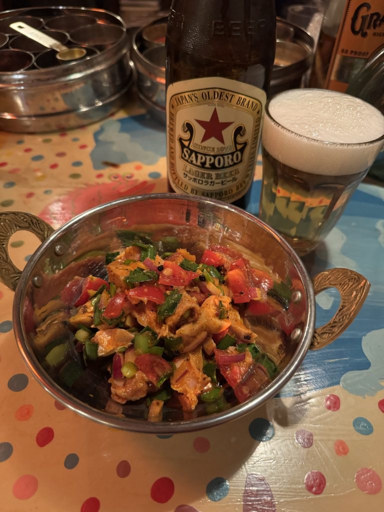 鶏もも肉のチョエラ(ネパール料理)