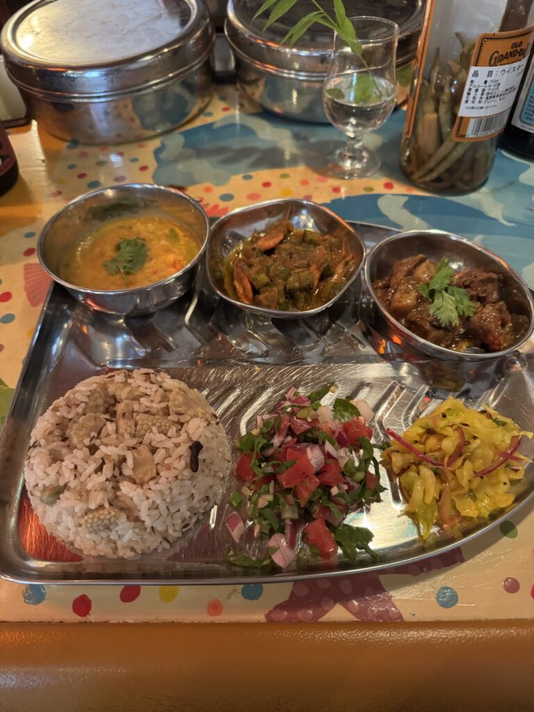 ヤングコーンのプラオ