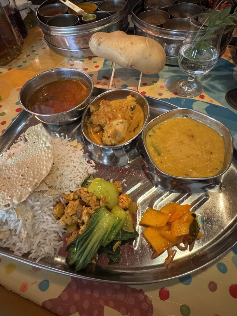 チンゲン菜と卵のスパイス炒め