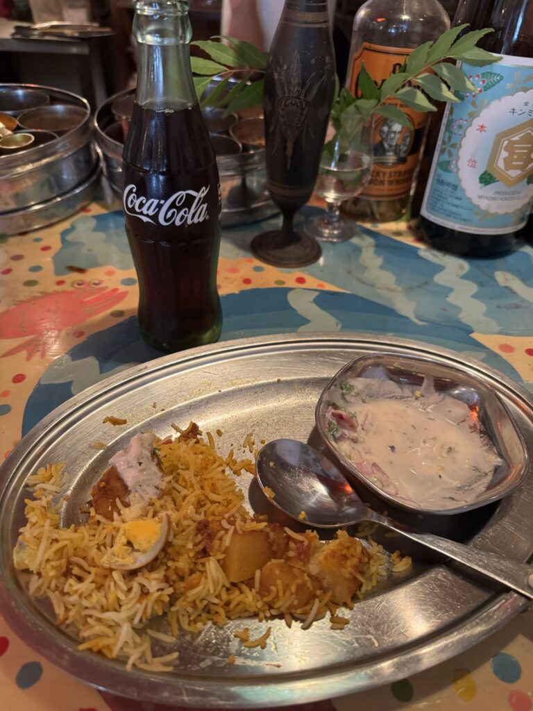 卵とじゃがいものビリヤニ