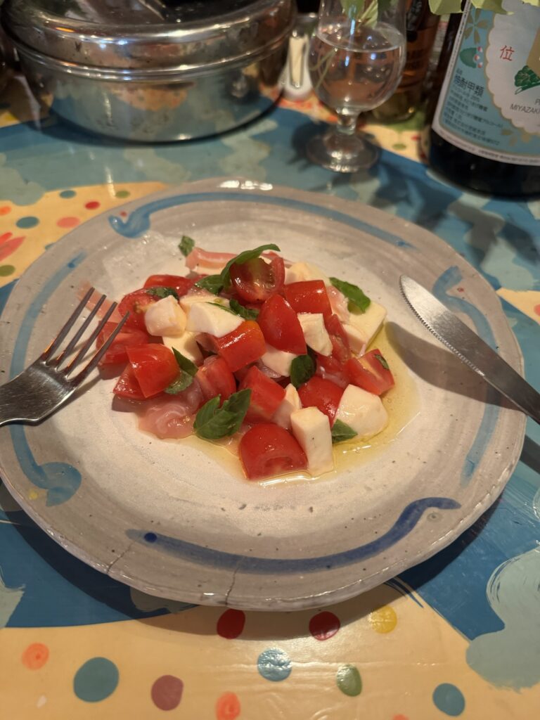 アイコトマトのカプレーゼ