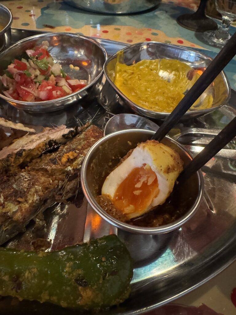 スパイスゆで卵のアチャール