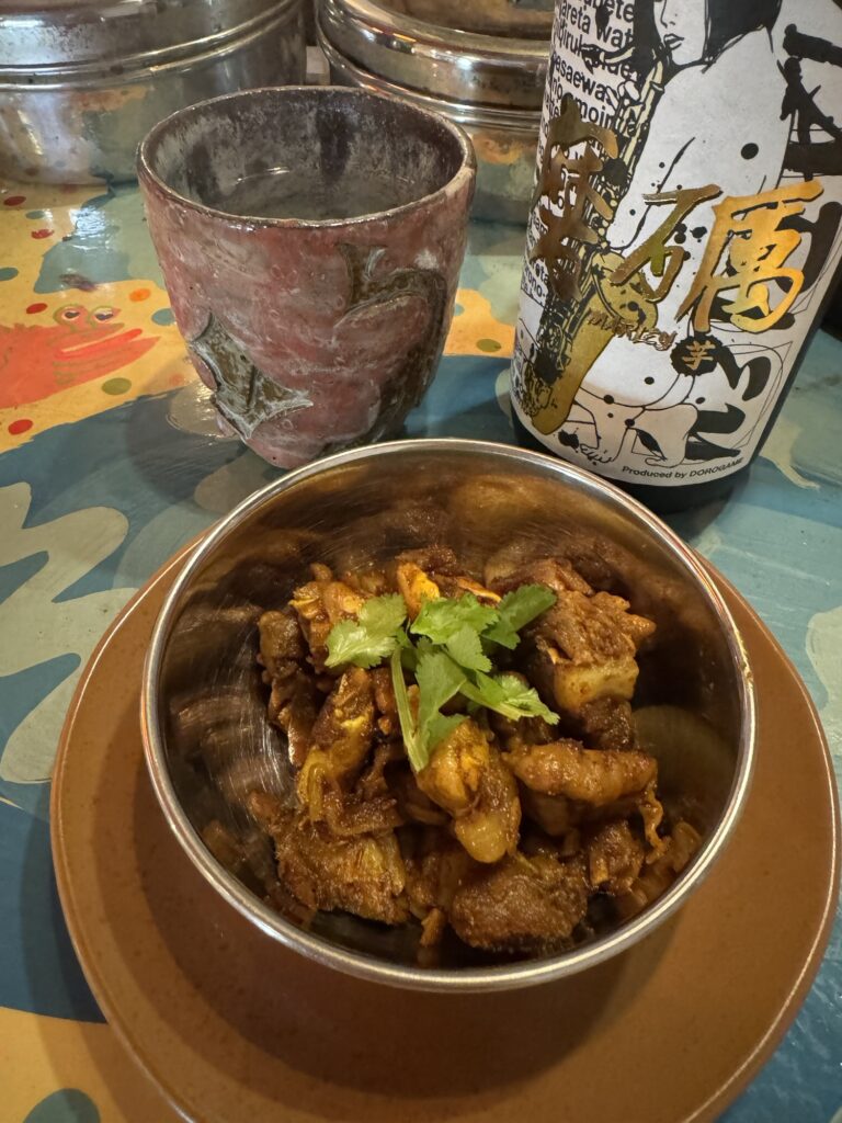 ブタン(ネパールのスパイスモツ炒め)